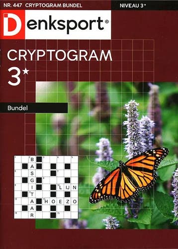 Denksport Cryptogram Bundel - 447 2025, Verzenden, Nieuw, Sport en Vrije tijd