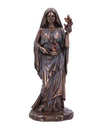 sculptuur, Hestia Goddess of the Hearth Sculpture –