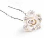 Decospeld Haarspeld Rose Strass diamantjes Doosje 12, Ophalen of Verzenden, Nieuw