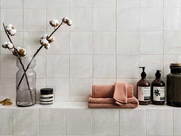 Wandtegel Revoir Balance Handvorm Blanco Wit Mat 13x13, Nieuw, Minder dan 20 cm, 10 m² of meer, Wandtegels