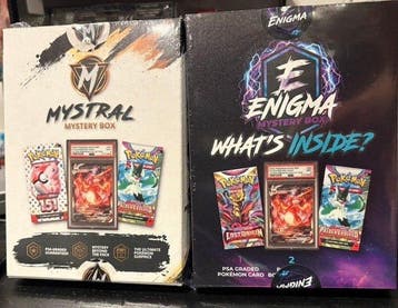 Pokémon - 2 Mystery box - Enigma Mysterybox & Mystral, Nieuw