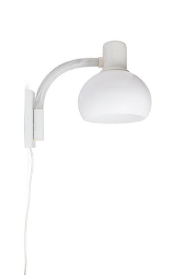 Herda Wandlamp Wit, Design Wandlamp, Wandlamp Vintage, Ophalen of Verzenden, Gebruikt, Kunststof, Vintage Herda