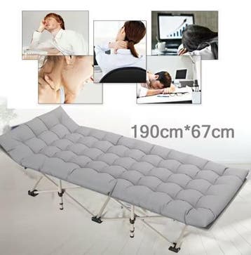 Opklapbaar campingbed met matras lichtgewicht bed sets, Verzenden, Nieuw