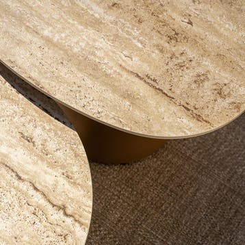Sofie lounge tuintafel 50x60xH35 cm amber 4 Seasons Outdoor, Tuin en Terras, Tuintafels, Ophalen of Verzenden, Nieuw