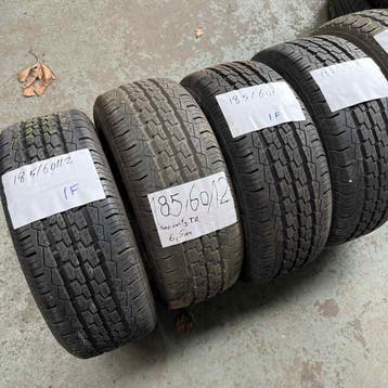 4 x Security 185-60-12 C Zomerbanden 6,5mm, Auto-onderdelen, Banden en Velgen, Band(en), 12 inch, Zomerbanden, Bestelwagen