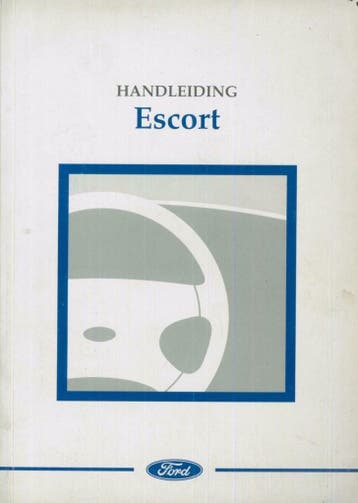1997 Ford Escord Instructieboekje Handboek, Verzenden