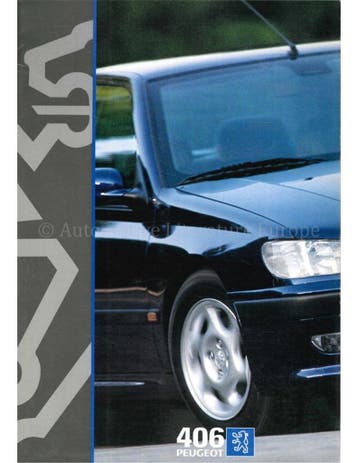 1996 PEUGEOT 406 SEDAN BROCHURE DUTCH, Nieuw, Peugeot, Author