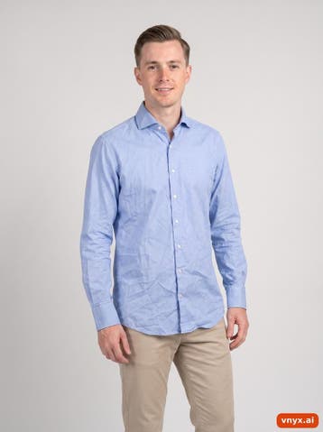 Michaelis Business Shirt Heren maat M Blauw Vintage, Ophalen of Verzenden, Nieuw