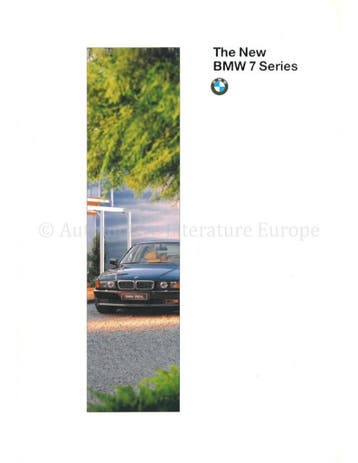 1992 BMW 7 SERIE BROCHURE ENGELS (USA), Nieuw, BMW, Author