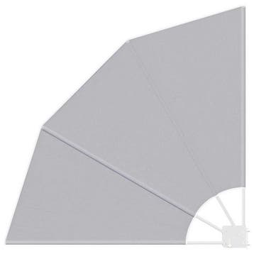Zonnescherm Balkon 115cm Grijs - Laatste Stuk!, 100 tot 150 cm, Ophalen of Verzenden, Zo goed als nieuw, Staal