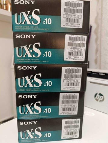 Sony - 50 x C-60 UX-SC Lege audiocassette, Nieuw