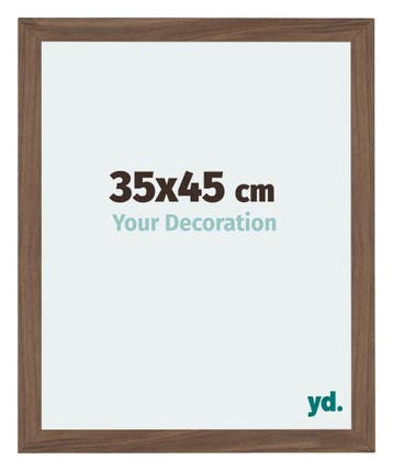 Fotolijst 35x45 cm - Walnoot Donker - MDF - Mura, Verzenden, Nieuw