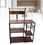 Bakkersrek met Houten Planken – Keukenrek met Stalen Frame, Huis en Inrichting, Verzenden, Nieuw