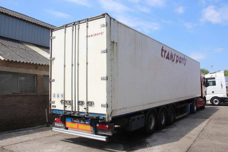 Veiling: Gesloten Oplegger Lecitrailer 3E20BD15P 2007, Auto's, Vrachtwagens, BTW verrekenbaar, Overige brandstoffen, Overige kleuren