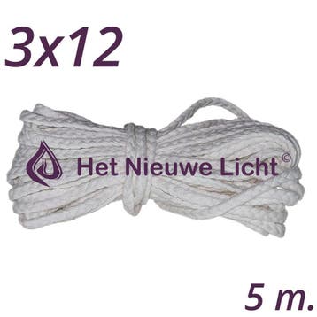 Lont 3×12 voor kaarsen maken, Ophalen of Verzenden, Nieuw