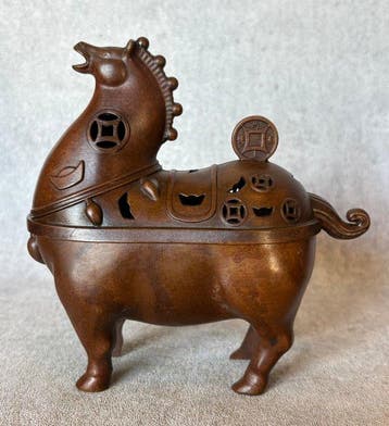Tang-Dynastie stijl paard - Brons - China (Zonder