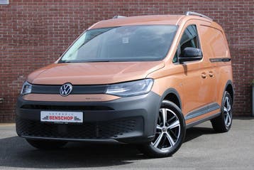 Volkswagen Caddy Cargo 2.0 TDI 102PK PanAmericana, Stof, Gebruikt, Zwart, Overige kleuren