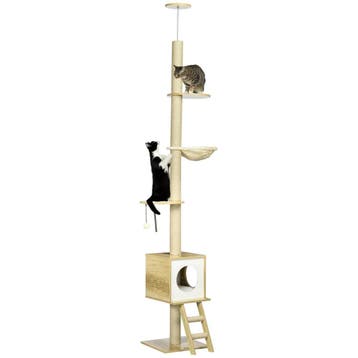 TRUUSK Krabpaal Plafondhoog 240-260 cm - Kattenhuis en Hangm, Verzenden, Nieuw