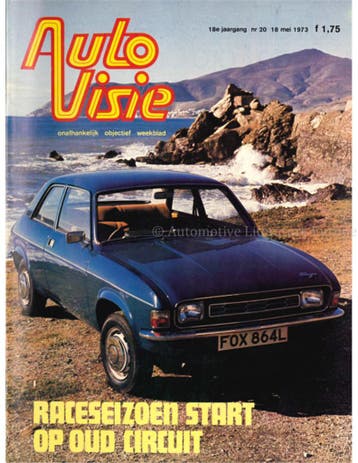 1973 AUTOVISIE MAGAZINE 20 NEDERLANDS, Nieuw, Author