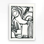 *WOONWINKEL* Urban Cotton Vogel Wandkleed In Frame L 145x190, Huis en Inrichting, Woonaccessoires | Overige, Verzenden, Nieuw
