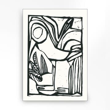 *WOONWINKEL* Urban Cotton Vogel Wandkleed In Frame L 145x190, Verzenden, Nieuw