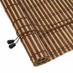 Raamblind Bamboe Bruin | Tweedekansje | OP=OP, 100 tot 150 cm, Bruin, 200 cm of meer, Ophalen of Verzenden