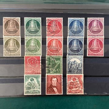 Berlijn 1950/1951 - Twee jaargangen - used - Michel 71/86, Gestempeld