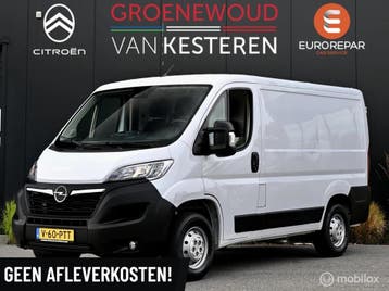 Zakelijke lease - Opel Movano bestel 2.2D 140 L1H1 3.5t I, Stof, Gebruikt, Euro 6, Wit