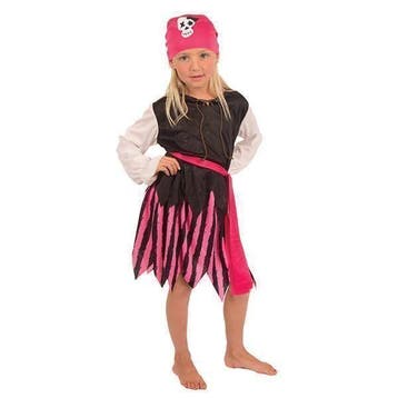 Piraten Kostuum Roze Meisje, Ophalen of Verzenden, Nieuw