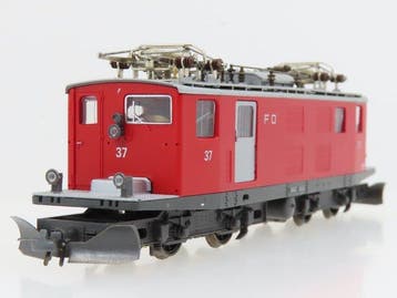 Bemo H0m - 1261 217 - Elektrische locomotief (1) - Type HGe, Nieuw