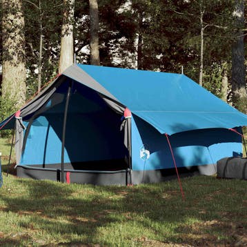 vidaXL Tent 2-persoons waterdicht blauw, Verzenden, Nieuw, Tot en met 2