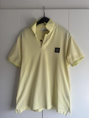 Stone Island Polo – Geel – Maat L, Kleding | Heren, Polo's, Maat 52/54 (L), Stone island, Verzenden, Geel