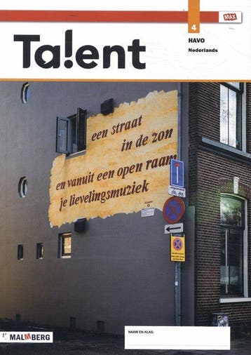 9789402077605 Talent 4 havo Jaarkatern | Tweedehands, Boeken, Verzenden, Zo goed als nieuw, Tenter