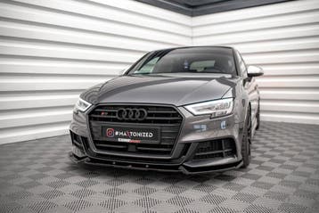 Front Splitter V.1 Audi S3 / A3 S-Line Sportback 8V Facelift, Verzenden