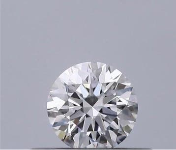 1 pcs Diamant (Natuurlijk) - 0.23 ct - Rond - F - VVS1 -, Nieuw