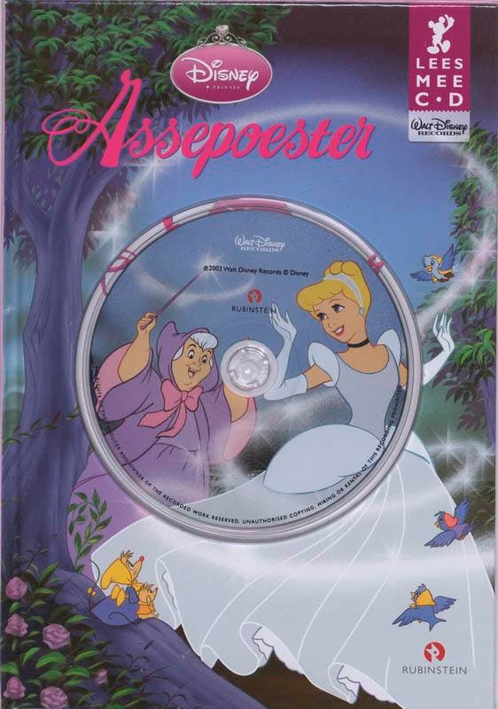 Assepoester boek en cd 9789047603092 Disney, Boeken, Kinderboeken | Kleuters, Gelezen, Verzenden