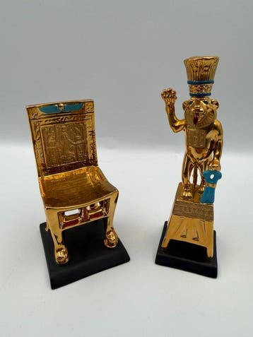 statuette « Les Trésors de Toutankhamon » – Franklin Mint –, Antiek en Kunst