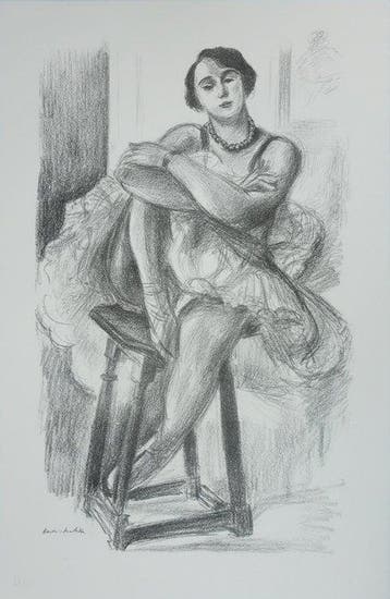 Henri Matisse (1869-1954) - Danseuse assise, Antiek en Kunst