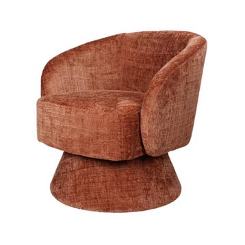 DS4U Kenny gestoffeerde fauteuil - roestbruin |, Ophalen of Verzenden, Nieuw