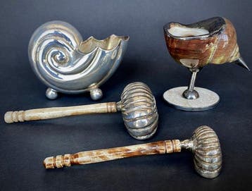 Royal Sheffield - Eetservies - - Set schelpenvormige
