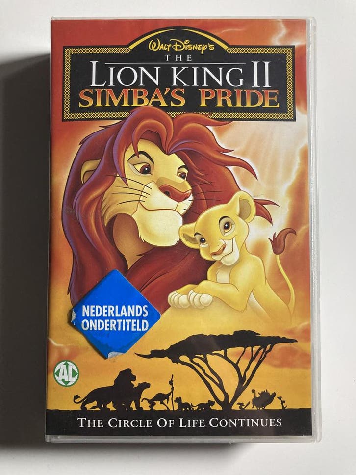 THE LION KING 2 SIMBAS PRIDE (VHS), Cd's en Dvd's, VHS | Film, Gebruikt, Verzenden