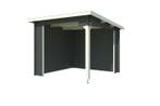 Outdoor life blokhut Lara carbon grey-wit, 275 x 275 cm, Ophalen of Verzenden, Nieuw