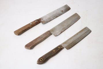 KATANA  Usuba - Keukenmes - Kitchen knife set - Staal