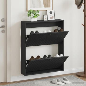 vidaXL Wandgemonteerde Schoenkast ALKMAAR 71 x 17 x 86 cm, Verzenden, Nieuw