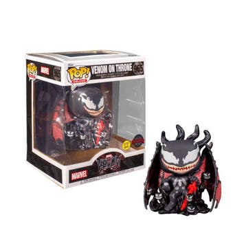 Funko Pop!  Venom - Venom on Throne  in the Dark Deluxe #965, Verzenden, Nieuw