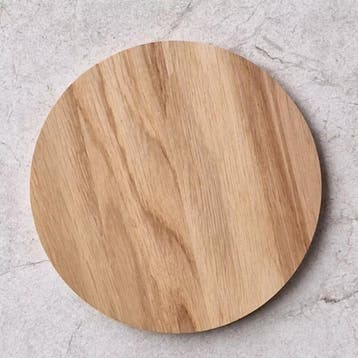 HOCHO Eikenhouten Pannenonderzetter Ø150mm – Stijlvol & H, Ophalen of Verzenden, Nieuw
