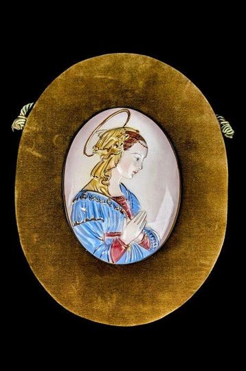 Manifattura italiana - da Filippo Lippi - Figuur - Maria in, Antiek en Kunst