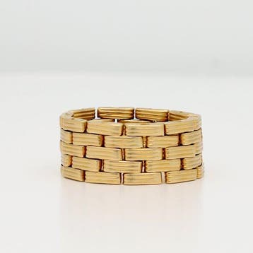 Ring - 18 karaat Geel goud, Sieraden, Tassen en Uiterlijk, Ringen, Nieuw