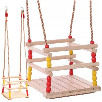 Tuinschommel Houten Schommelstoel Kinderen - Schommelzitje, Ophalen of Verzenden, Nieuw