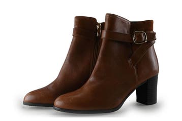 Caprice Enkellaarzen in maat 37 Cognac, Kleding | Dames, Schoenen, Overige kleuren, Verzenden, Lage of Enkellaarzen, Zo goed als nieuw